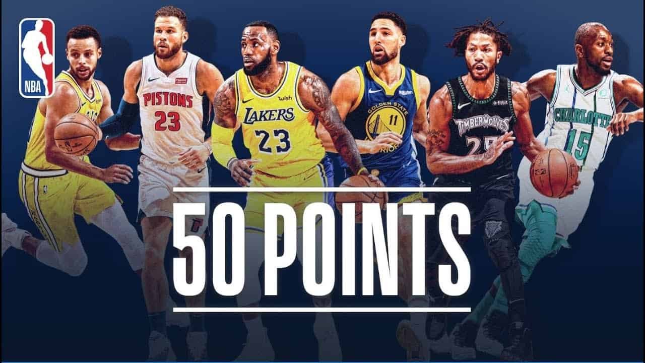 50 Point Games in NBA